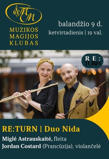 RE:TURN | Fleitos ir violončelės muzikiniai dialogai