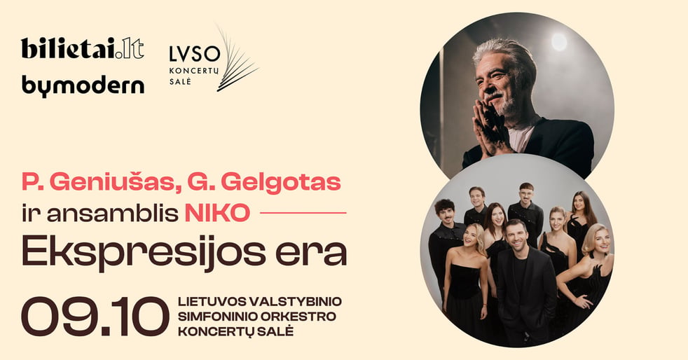 ''EKSPRESIJOS ERA'' Finalinis koncertas | G. Gelgotas, P. Geniušas ir ansamblis NIKO