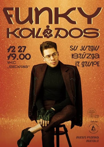 Šventinis vakarėlis su Jurgiu Brūzga ir grupe ''Funky Kalėdos''