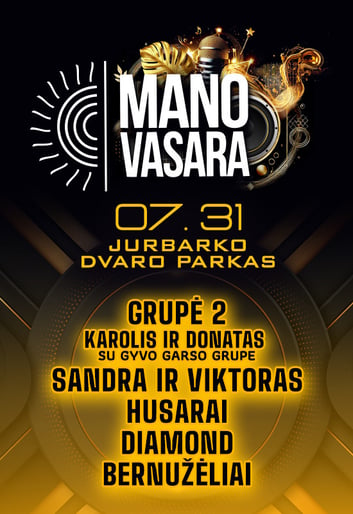 MANO VASARA JURBARKE 2026