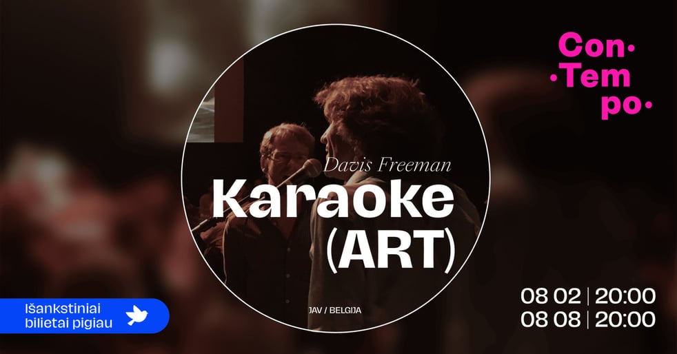 ConTempo festival 2026 ''Karaoke (ART)'' | Davis Freeman (JAV / Belgija)