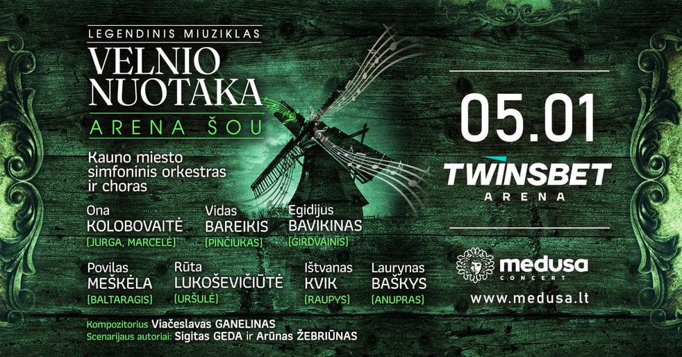 Legendinis miuziklas VELNIO NUOTAKA | ARENA ŠOU