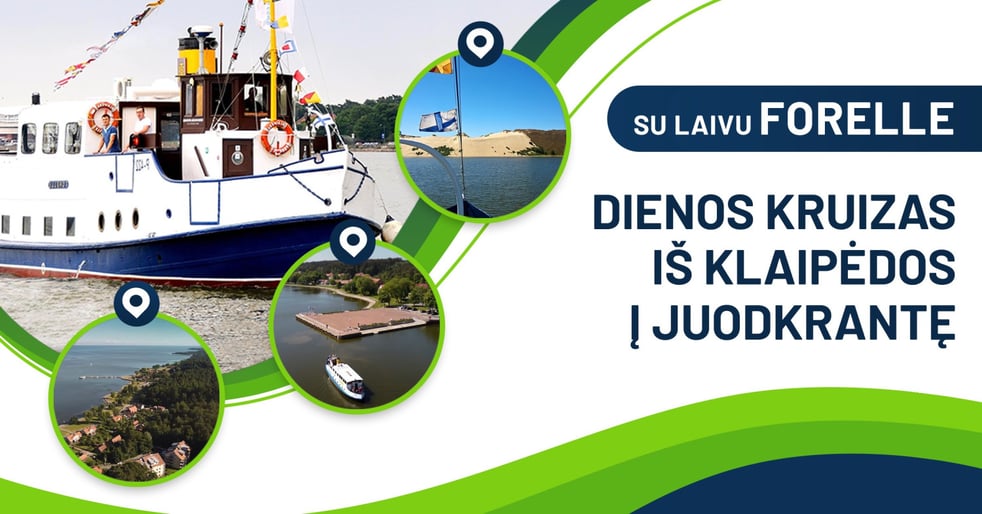 Dienos kruizas laivu į Kuršių neriją