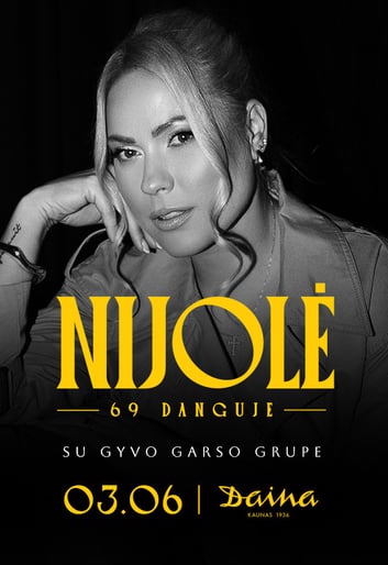 Nijolė (69 Danguje) su gyvo garso grupe