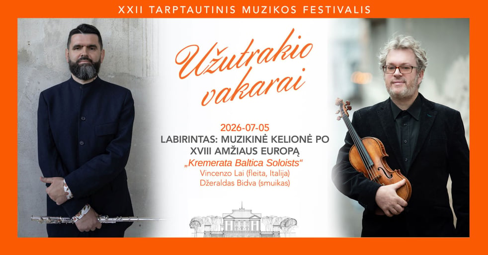 LABIRINTAS: MUZIKINĖ KELIONĖ PO XVIII AMŽIAUS EUROPĄ