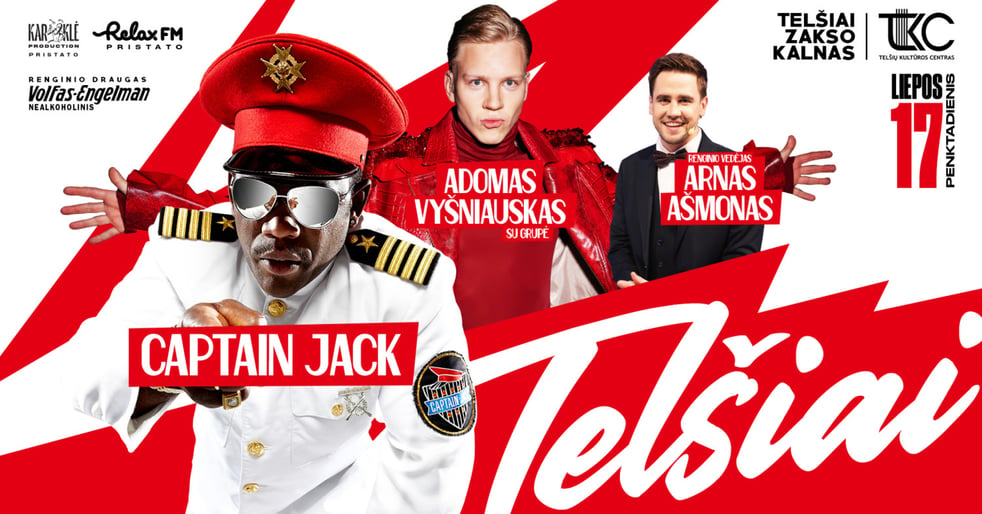 CAPTAIN JACK, Adomas Vyšniauskas su grupe ir kt. | Telšiai