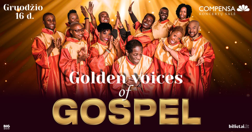 Kalėdinis koncertas GOLDEN VOICES OF GOSPEL