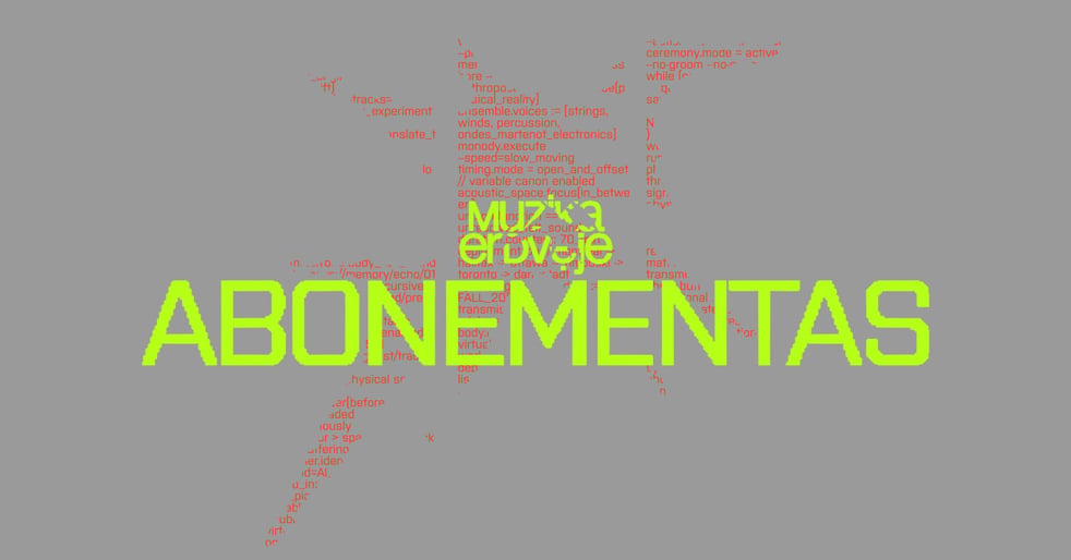 Muzika Erdvėje'26 - ABONEMENTAS
