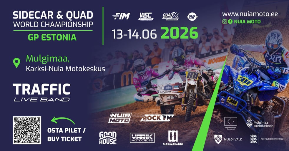 PASS / Külgkorvide motokrossi ja quadide maailmameistrivõistluste etapp Karksi-Nuia Motokeskuses