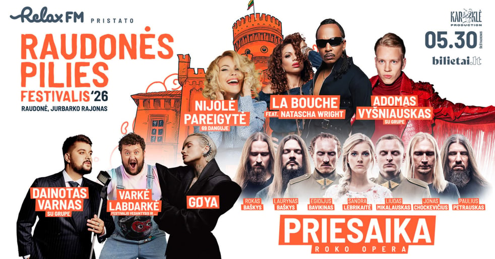 RAUDONĖS PILIES FESTIVALIS'26