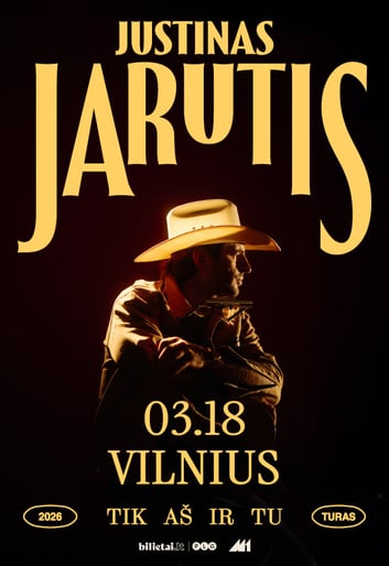 Justinas Jarutis ''TIK AŠ IR TU'' | Vilnius