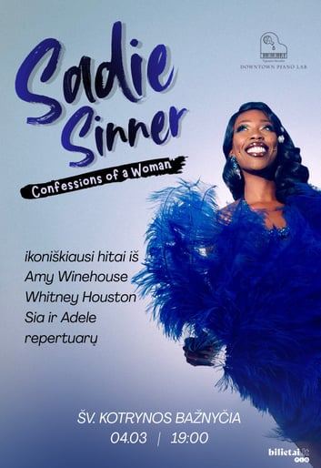 Sadie Sinner | Confessions of a Woman | Vilnius