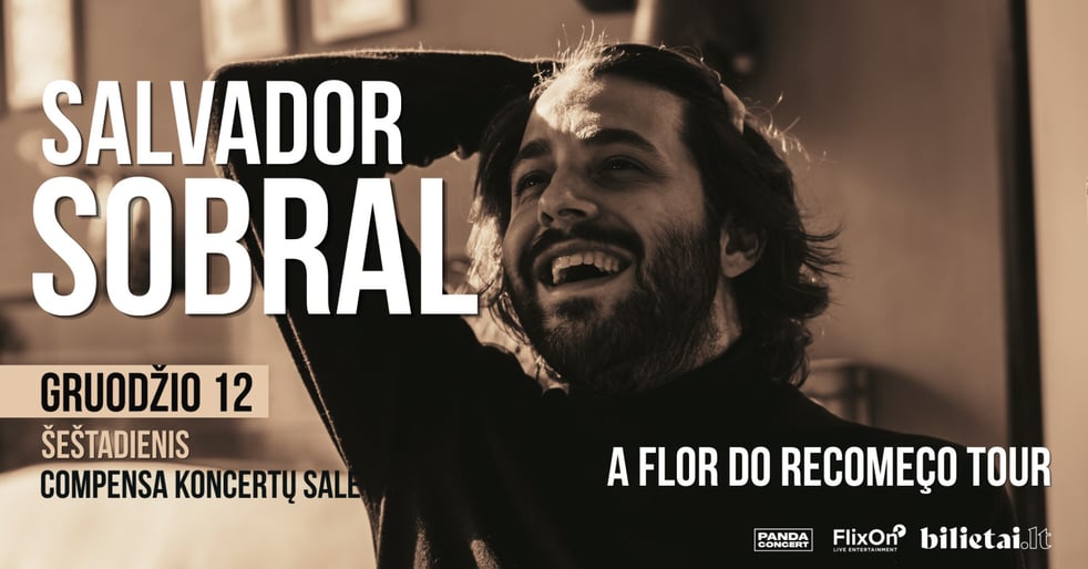 Salvador Sobral | A Flor do Recomeço Tour | Vilnius