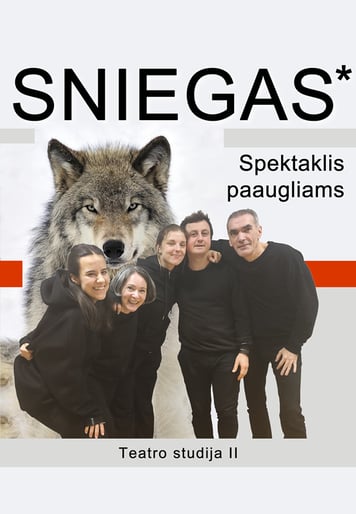 Sniegas* Spektaklis paaugliams ir jaunimui. Teatro studija II