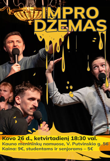IMPRO džemas (komedijos vakaras)