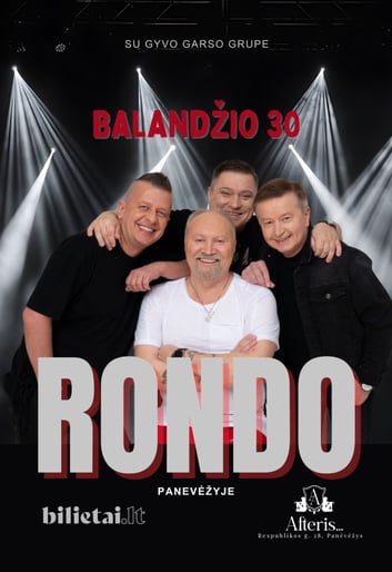 Grupė Rondo / Gyvo garso koncertas / 04-30