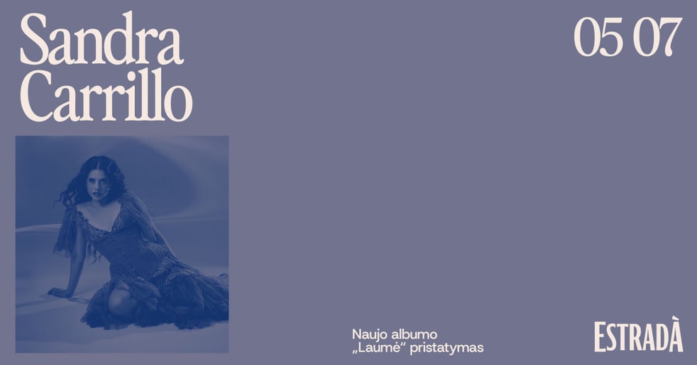 Sandra Carillo. Naujo albumo pristatymas - ''Laumė''