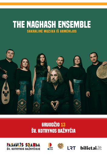The Naghash Ensemble koncertas. Festivalis Pasaulis skamba Šv. Kotrynos bažnyčioje