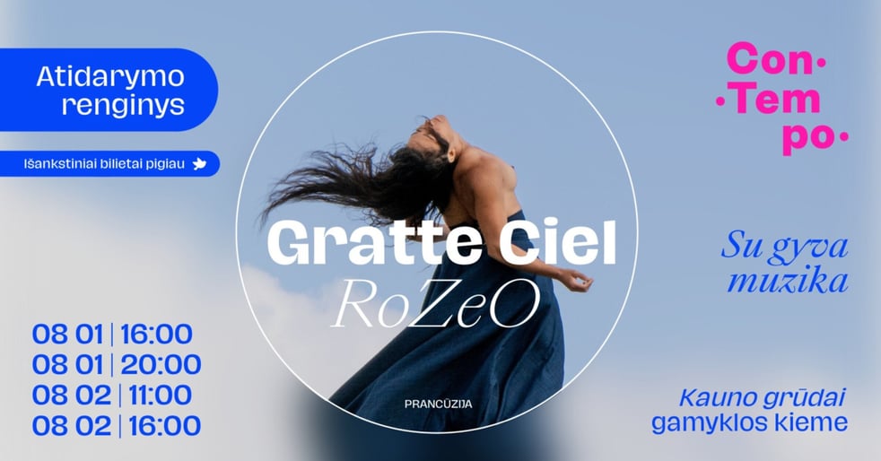 ConTempo festival 2026 ''RoZeO'' | Gratte Ciel (Prancūzija)