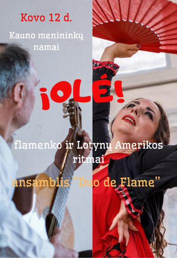 (PERKELTAS) OLÉ!- Flamenko ir Lotynų Amerikos ritmai. Kaunas