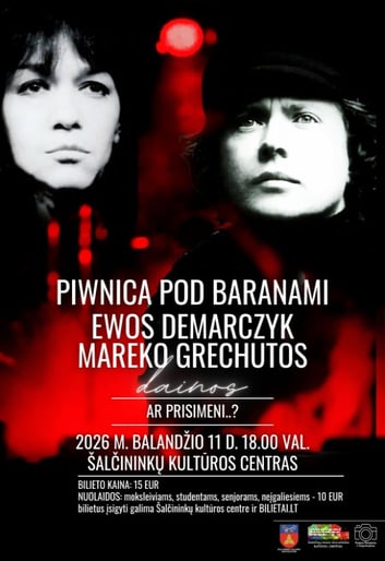 Piwnica Pod Baranami - Ewos Demarczyk ir Mareko Grechutos dainos ''Ar prisimeni...?''