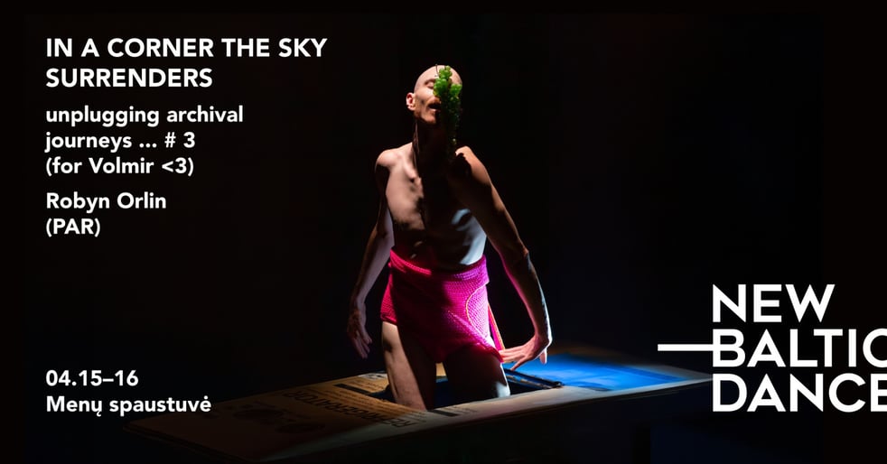 Robyn Orlin (Pietų Afrikos Respublika) - IN A CORNER THE SKY SURRENDERS
