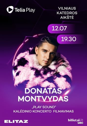 Play Sound Kalėdinis koncertas. Donatas Montvydas