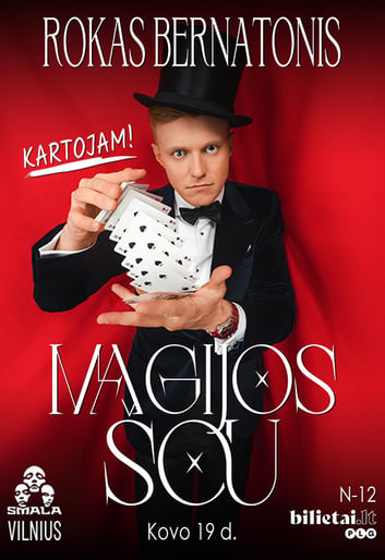 Kartojam! Rokas Bernatonis. Magijos šou | Vilnius