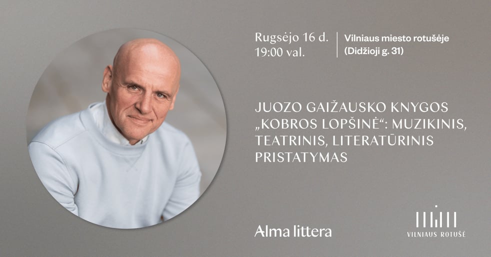 Juozo Gaižausko knygos ''Kobros lopšinė'' literatūrinis, muzikinis ir teatrinis pristatymas