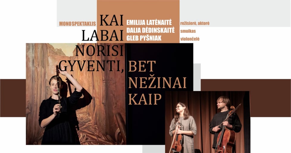 Emilija Latėnaitė ''Kai labai norisi gyventi, bet nežinai kaip'' Sartų teatro festivalis