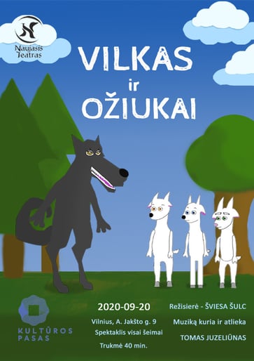 Spektaklis šeimai: Vilkas ir ožiukai