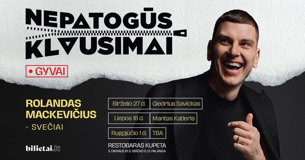 „Nepatogūs klausimai gyvai“ vasarą kvies į atvirus pokalbius Palangoje