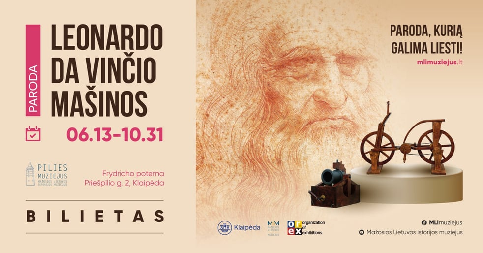 Paroda ''Leonardo Da Vinčio mašinos''