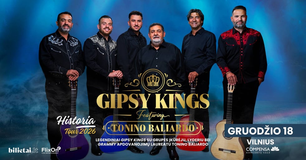 Į Lietuvą atvyksta Gipsy Kings