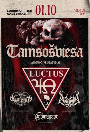 Luctus ''Tamsošviesa'' albumo pristatymas.