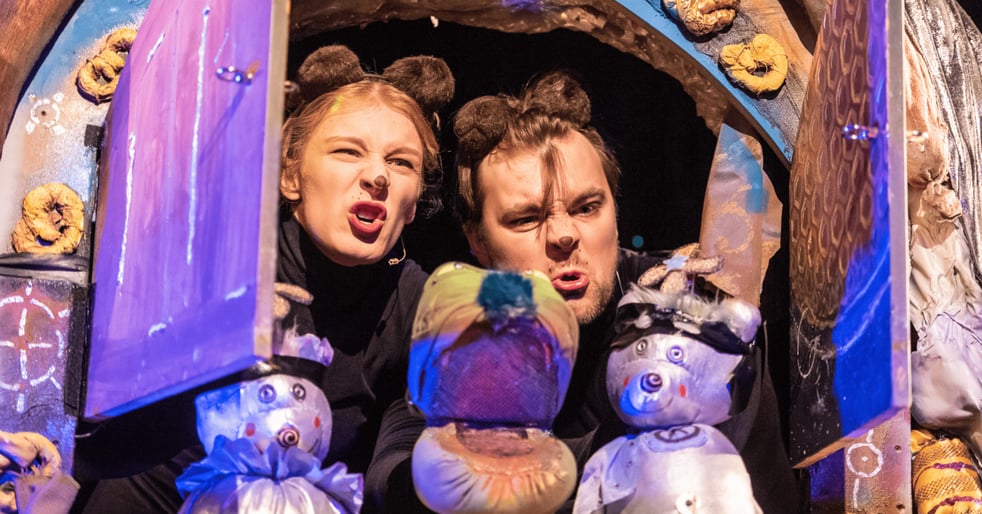 Lėlių festivalis vaikams ,,Pirmas žingsnis" Raganiukės teatre! Premjera. Skraidantys meškučiai