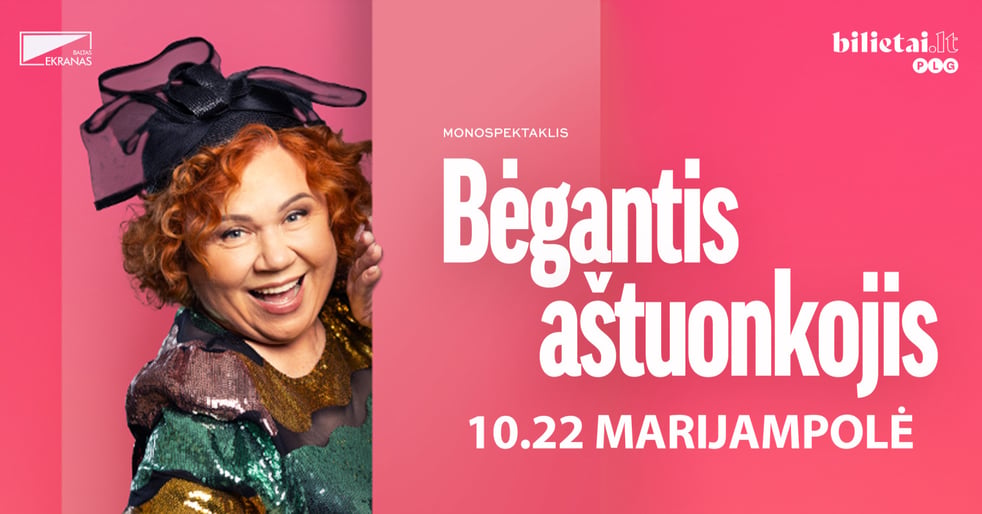 PREMJERA! Monospektaklis ''BĖGANTIS AŠTUONKOJIS'' | Marijampolė