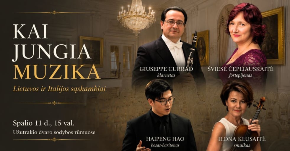 KAI JUNGIA MUZIKA | Lietuvos ir Italijos sąskambiai