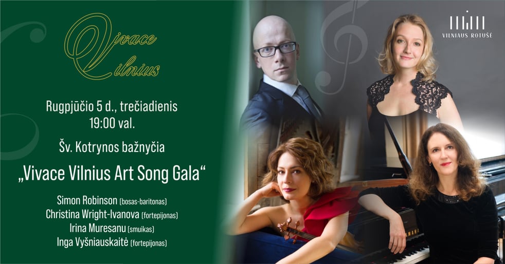 Art Song Gala. Vivace Vilnius festivalis
