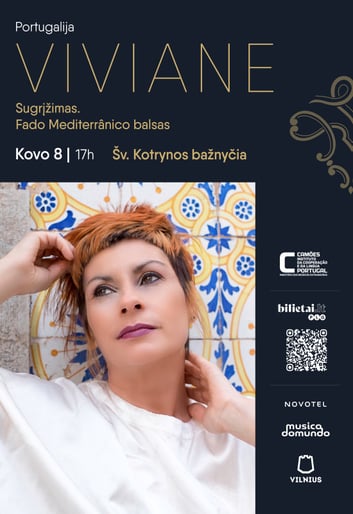 VIVIANE (Portugalija). Sugrįžimas. FADO mediterrânico balsas