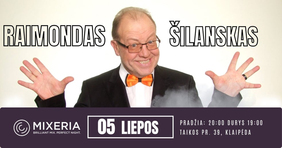 Raimondas Šilanskas. Juodojo humoro vakaras. Be cenzūros