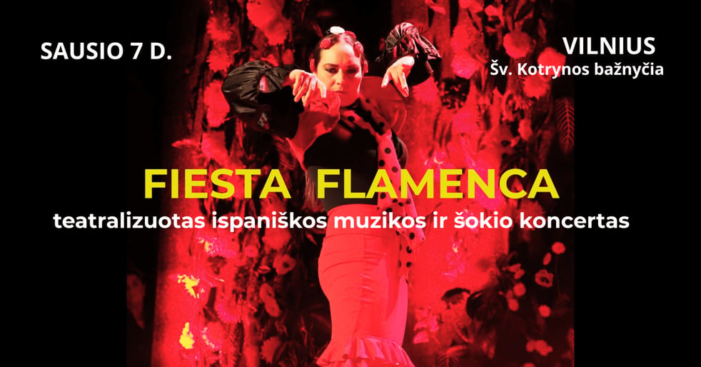 „Fiesta Flamenca“ Vilniuje pakvies į tikrą ispanišką šventę