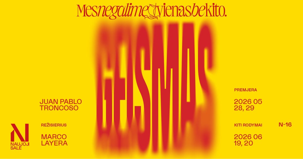 LNDT | Premjera. Juan Pablo Troncoso. GEISMAS, rež. Marco LAYERA