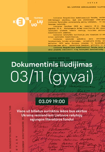 Dokumentinis liudijimas | 03/11 (gyvai)