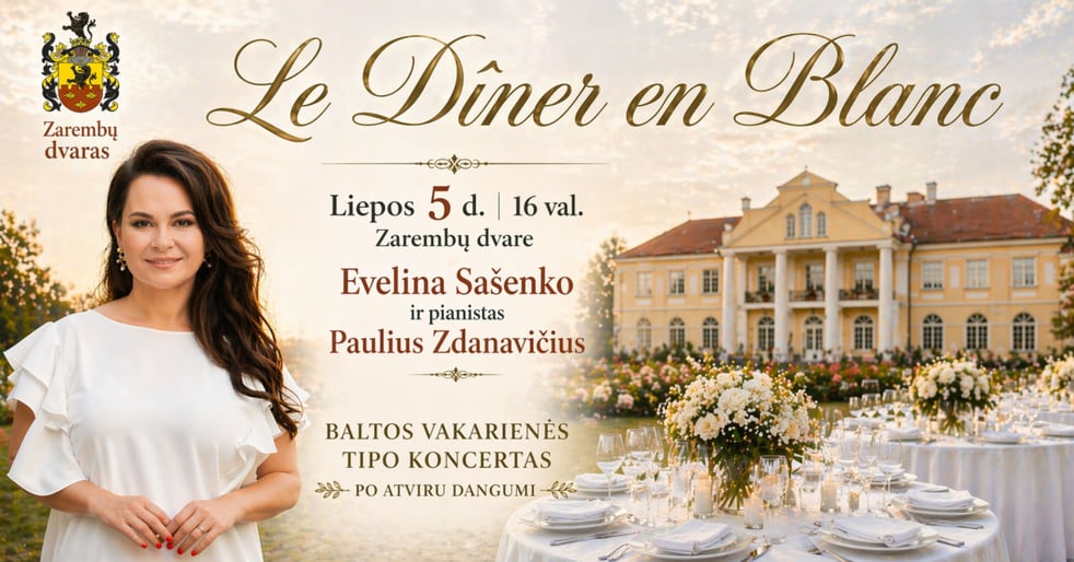 ''Le Dîner en Blanc'' Su Evelina Sašenko