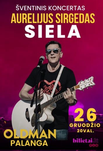 Grupės ''Siela'' lyderio Aurelijaus Sirgedo šventinis akustinis koncertas