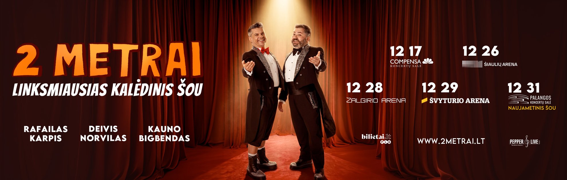 2 METRAI: Linksmiausias Kalėdinis Šou