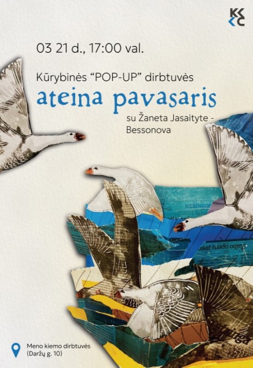Kūrybinės dirbtuvės su Žaneta Jasaityte-Bessonova ''Ateina pavasaris''
