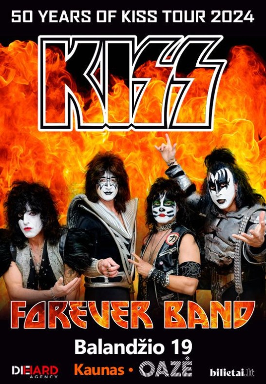 KISS Forever Band - 50 years of KISS Tour 2024 - Kaunas