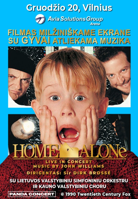 Home Alone Live in Concert | su Lietuvos valstybiniu simfoniniu orkestru ir Kauno valstybiniu choru | Vilnius